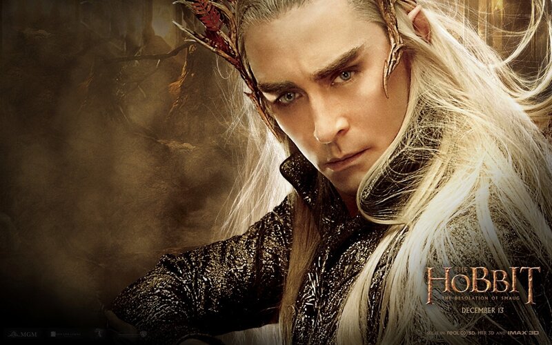 Elf with Long White Hair
