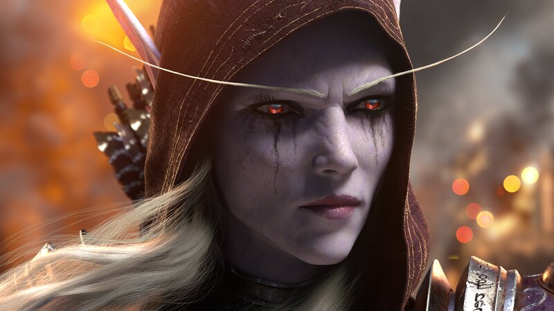 Elf with Red Eyes — Brown