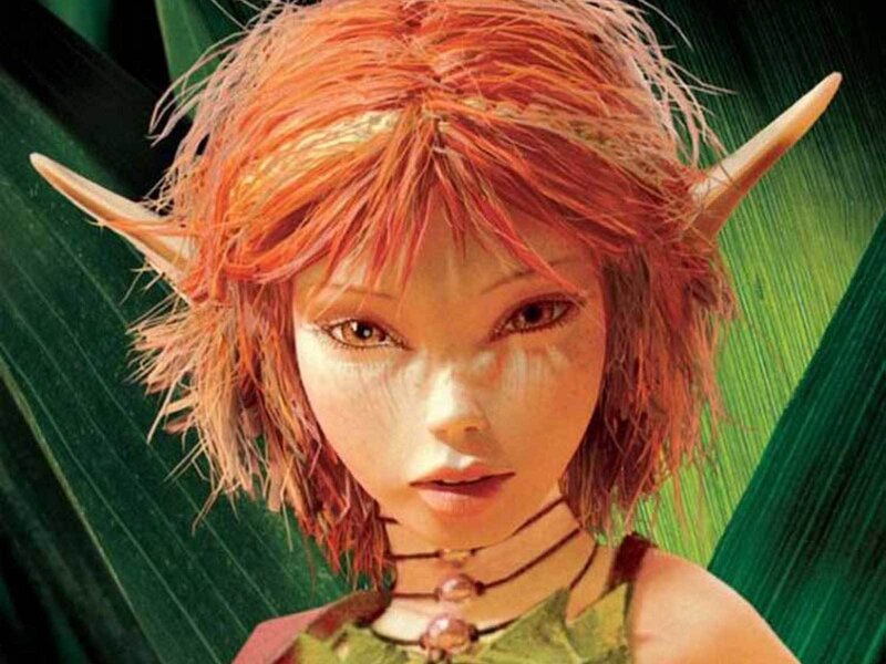 Elf with Red Hair — Serene, Digital Art