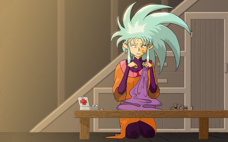 Elf with Spiky Hair