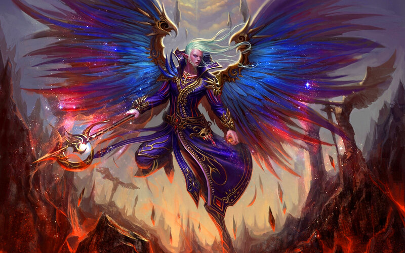 Elf with Wings and Staff