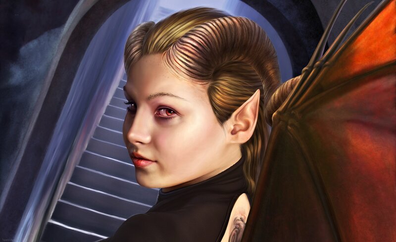 Elf with Wings — Brown