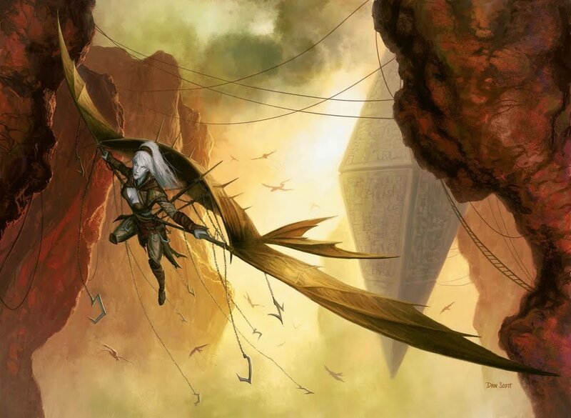 Elf with Wings Flying