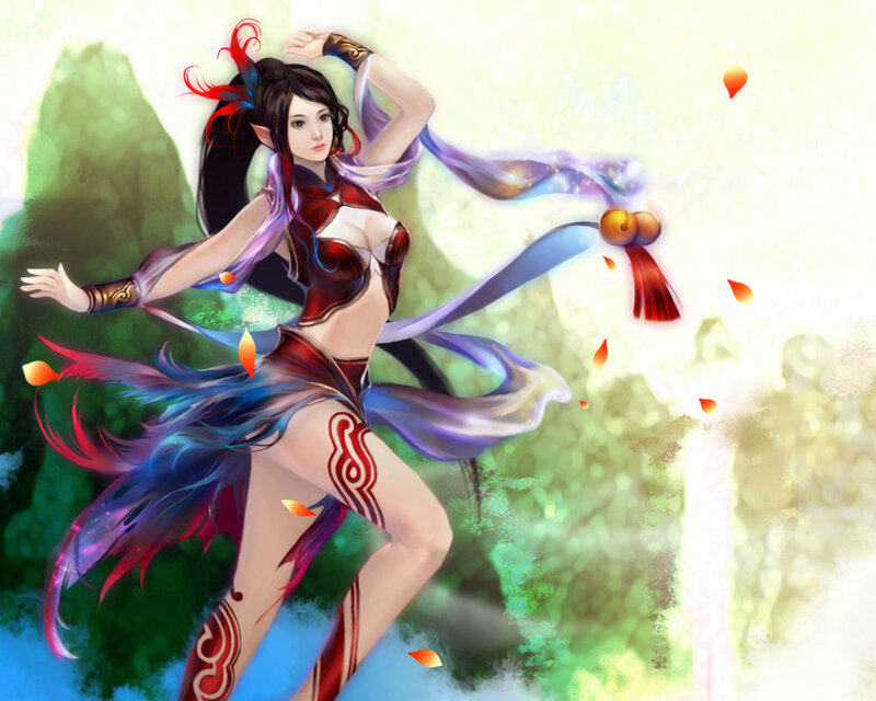Elf Woman Dancing