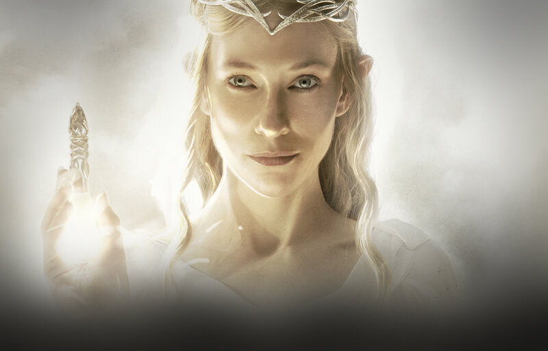 Elf Woman Holding Staff