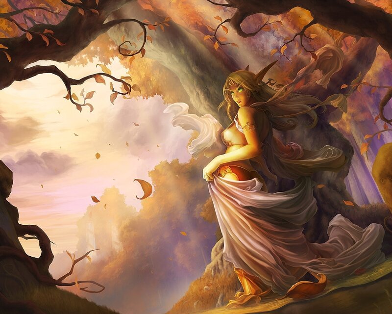 Elf Woman in Autumn
