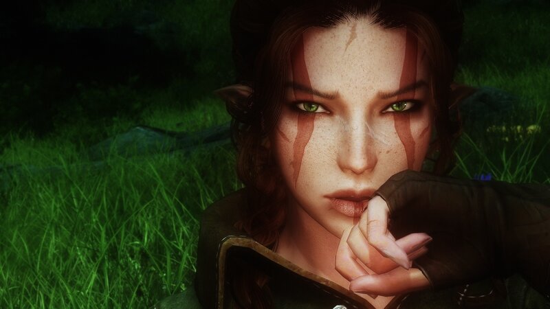 Elf Woman in Grass