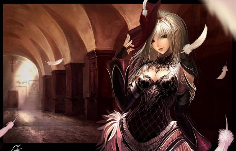 Elf Woman in Hallway