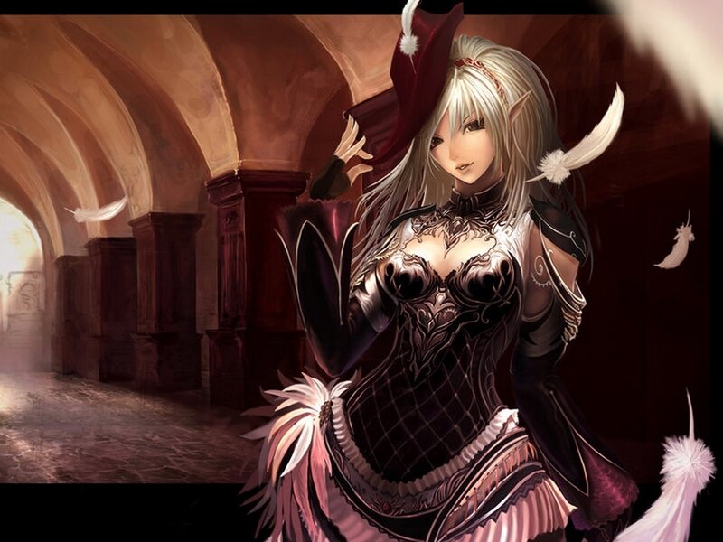 elf woman in ornate armor