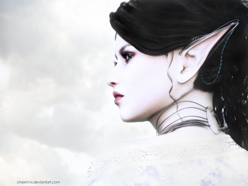 elf woman in profile