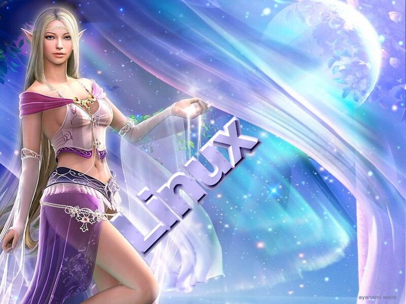 Elf Woman in Purple Dress — Fantasy