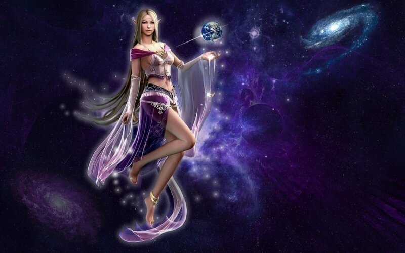 Elf Woman in Space