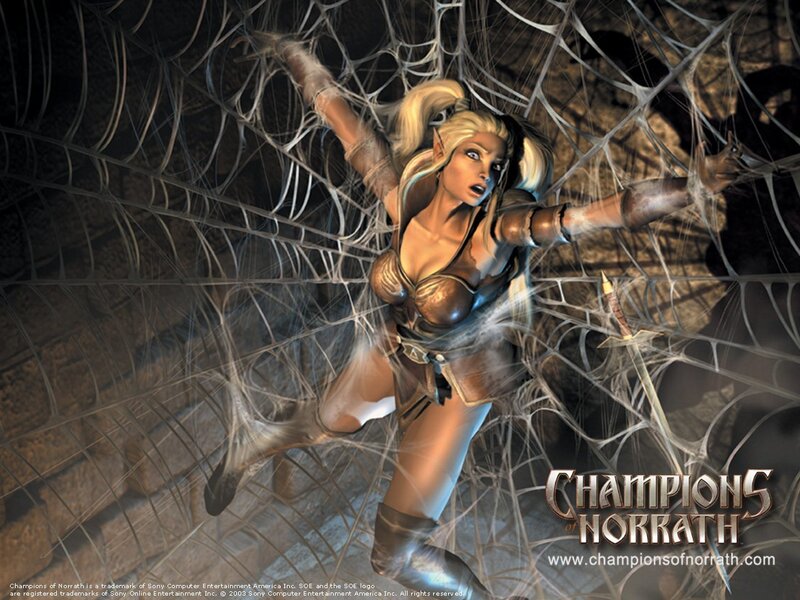 Elf Woman in Web