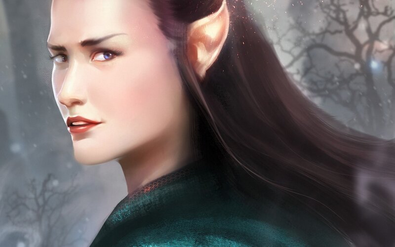 Elf Woman in Winter