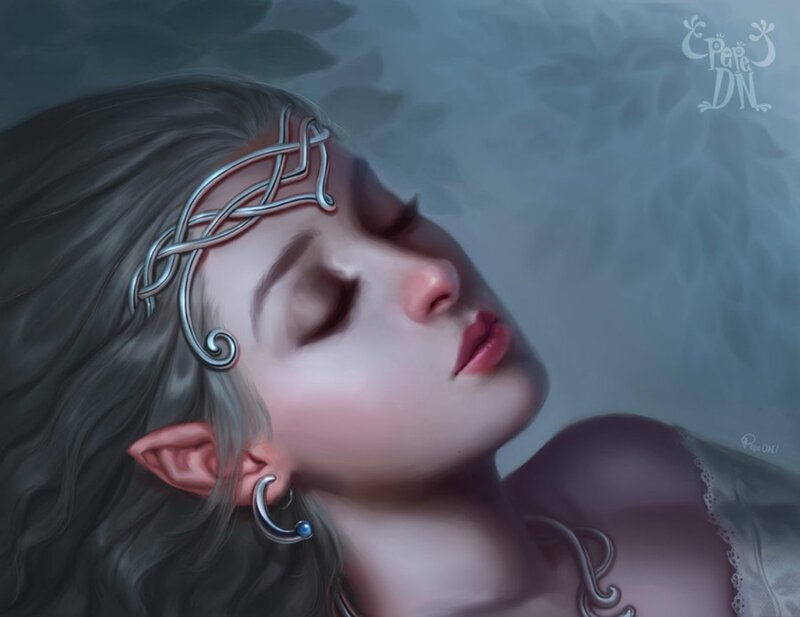 Elf Woman Sleeping