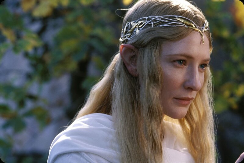 Elf Woman with Crown — White, Serene, Afternoon