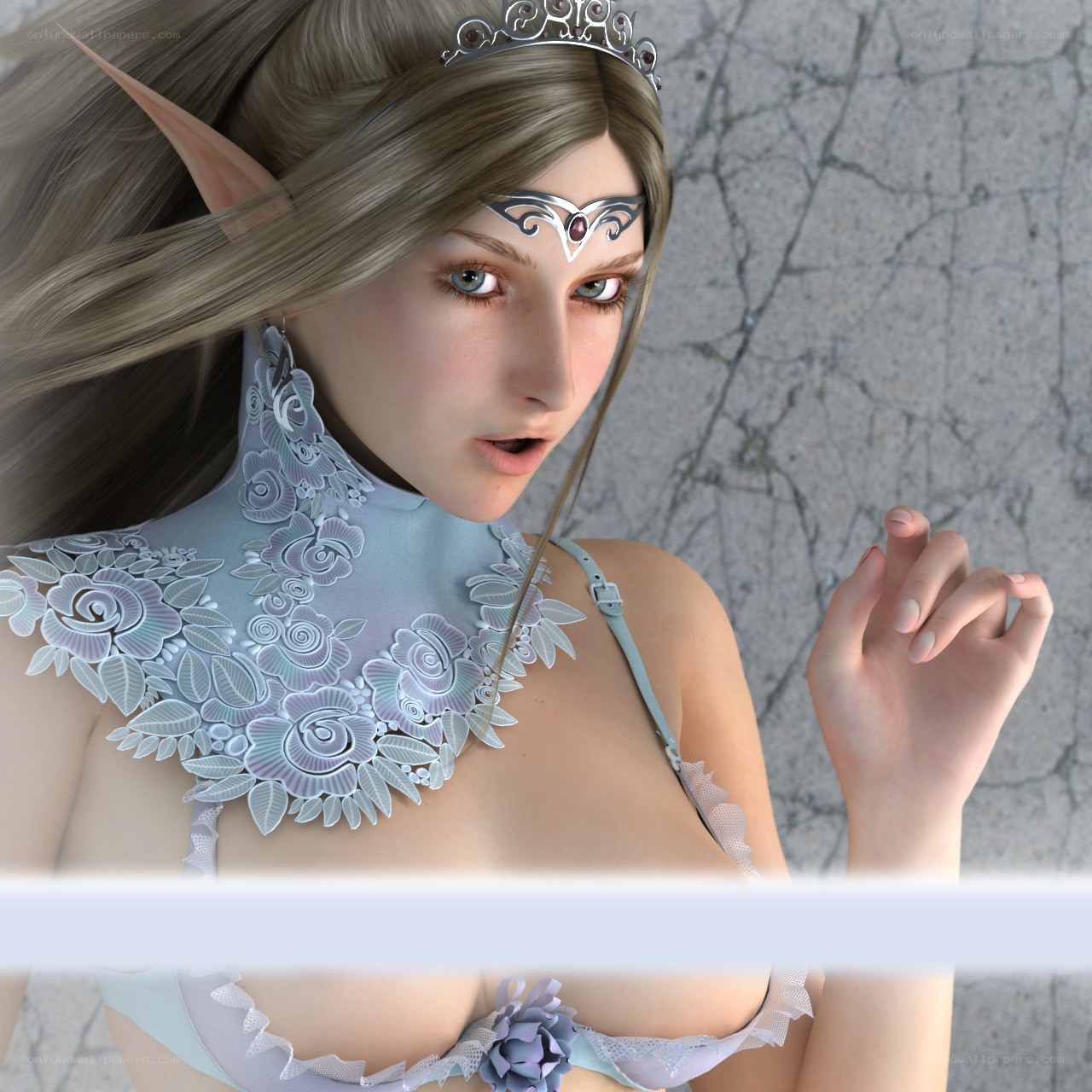 elf woman with crown