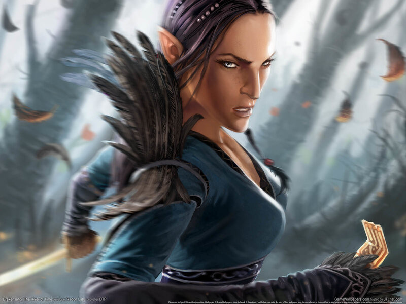 Elf Woman with Feathers