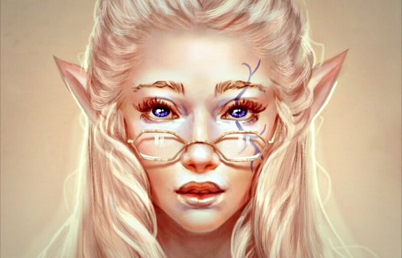 Elf Woman with Glasses