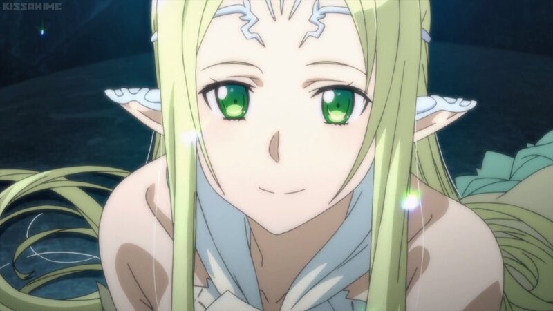 Elf Woman with Green Eyes — Calm