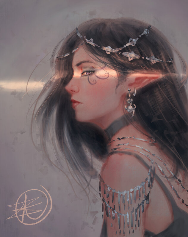 Elf Woman with Headband