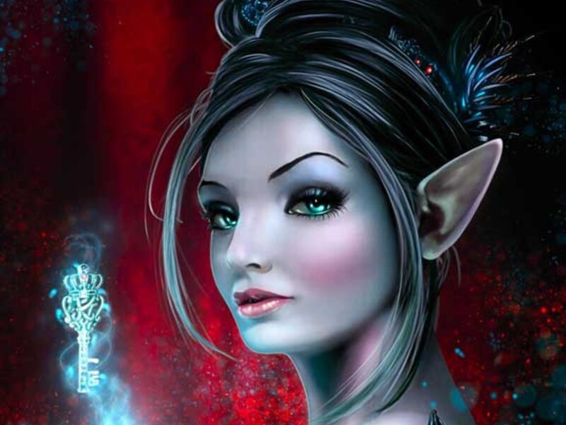 Elf Woman with Key
