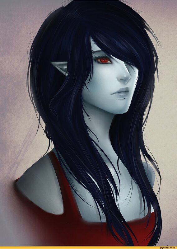 elf woman with red eyes