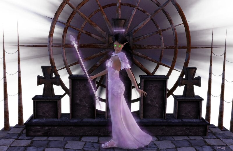 elf woman with staff