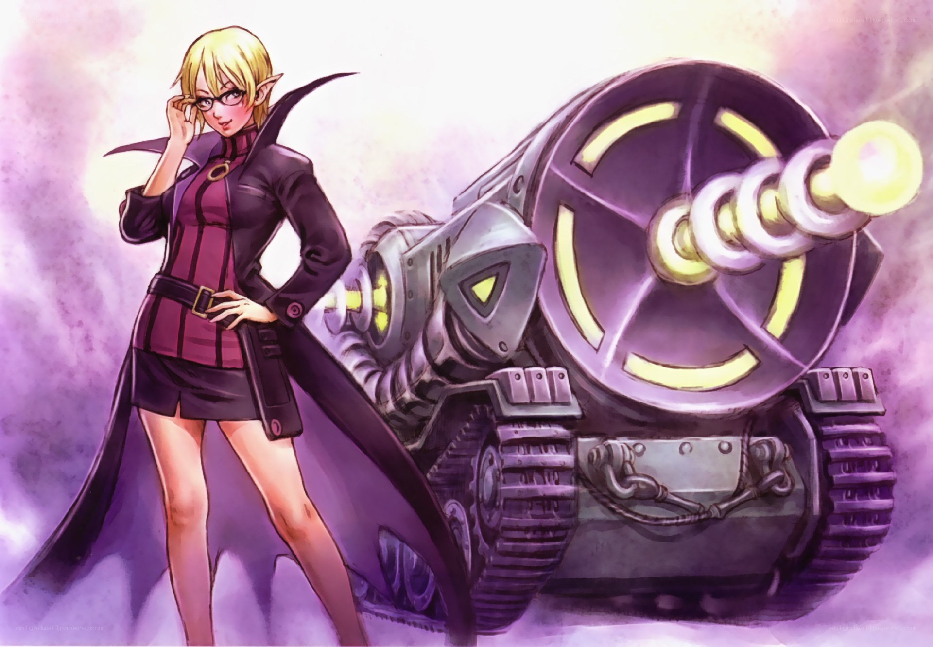 elf woman with tank