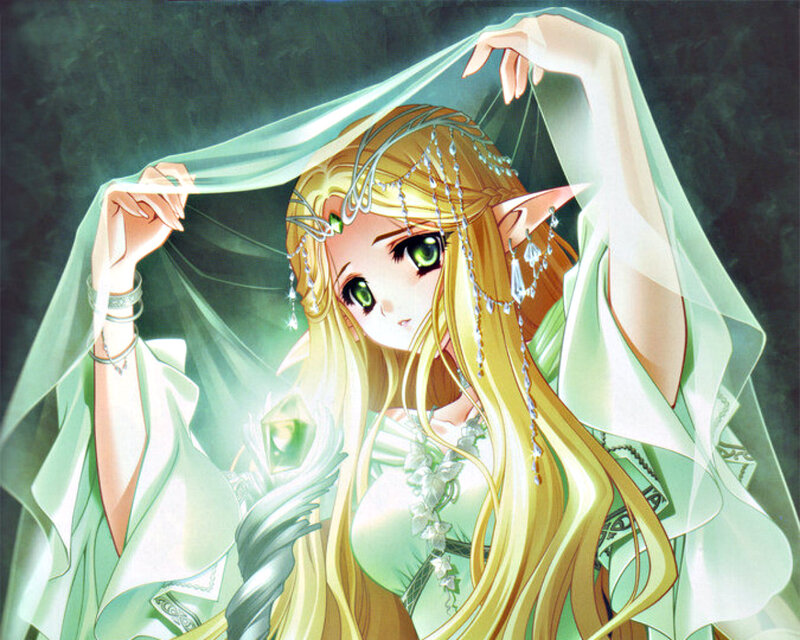 Elf Woman with Veil