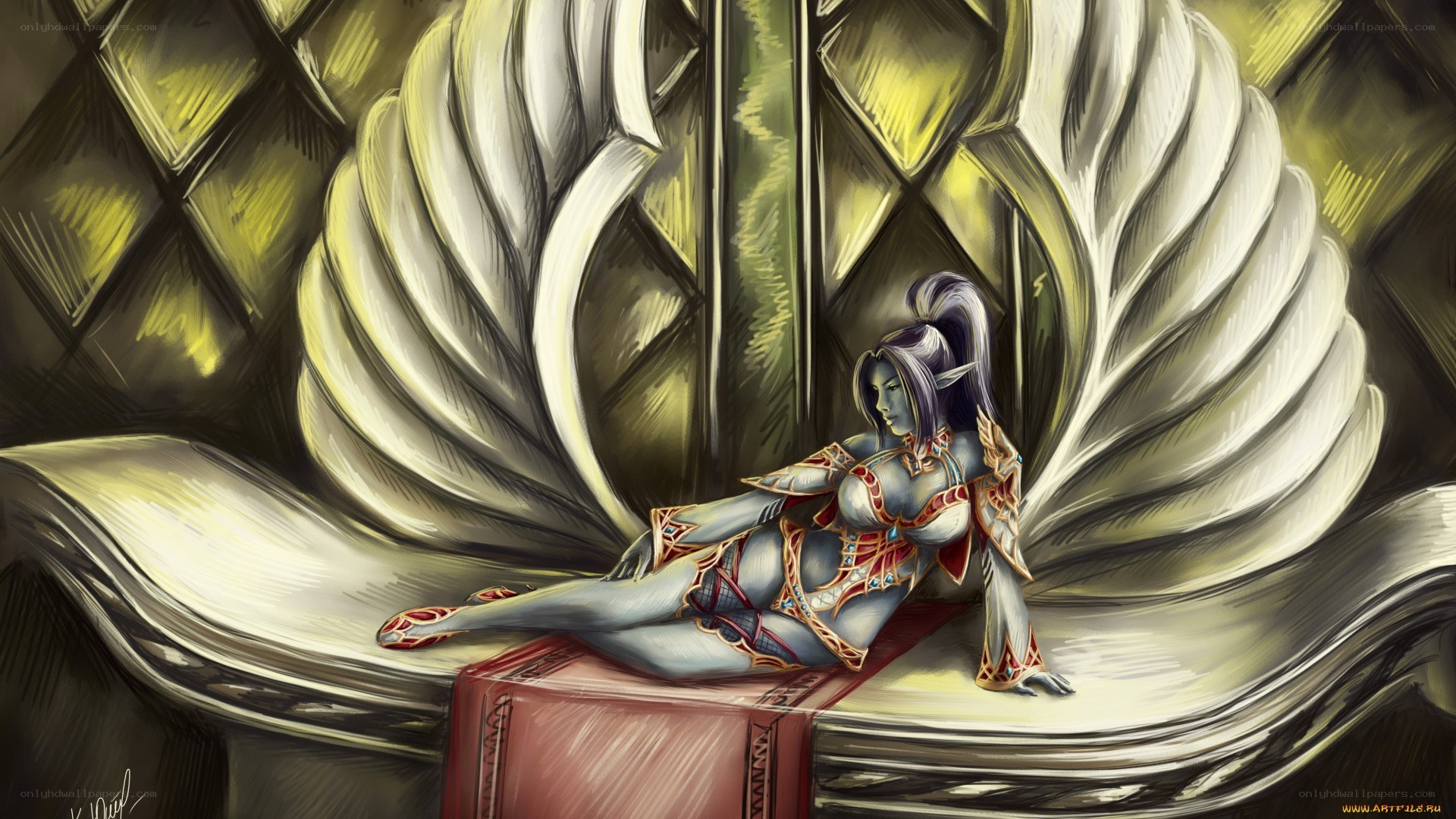 elf woman with wings