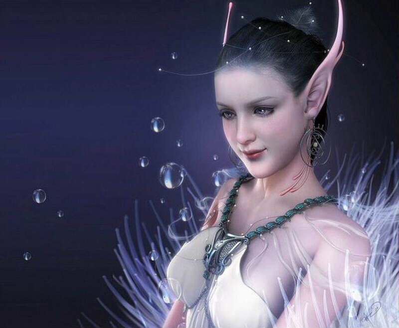 elf woman with wings