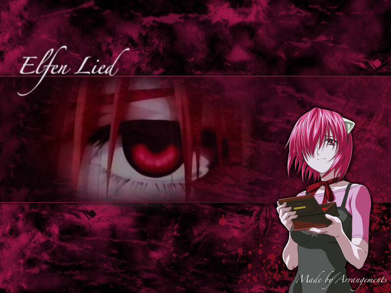 Elfen Lied anime artwork