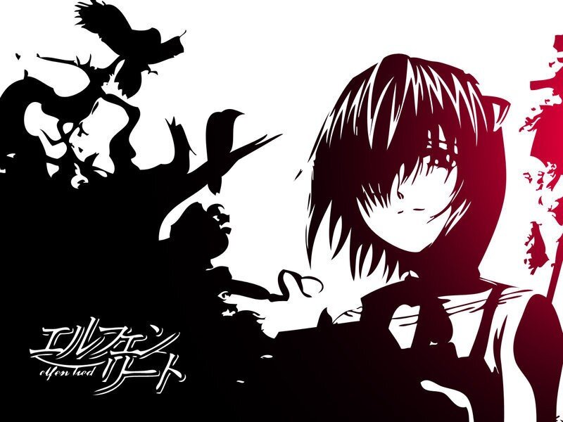 Elfen Lied anime artwork