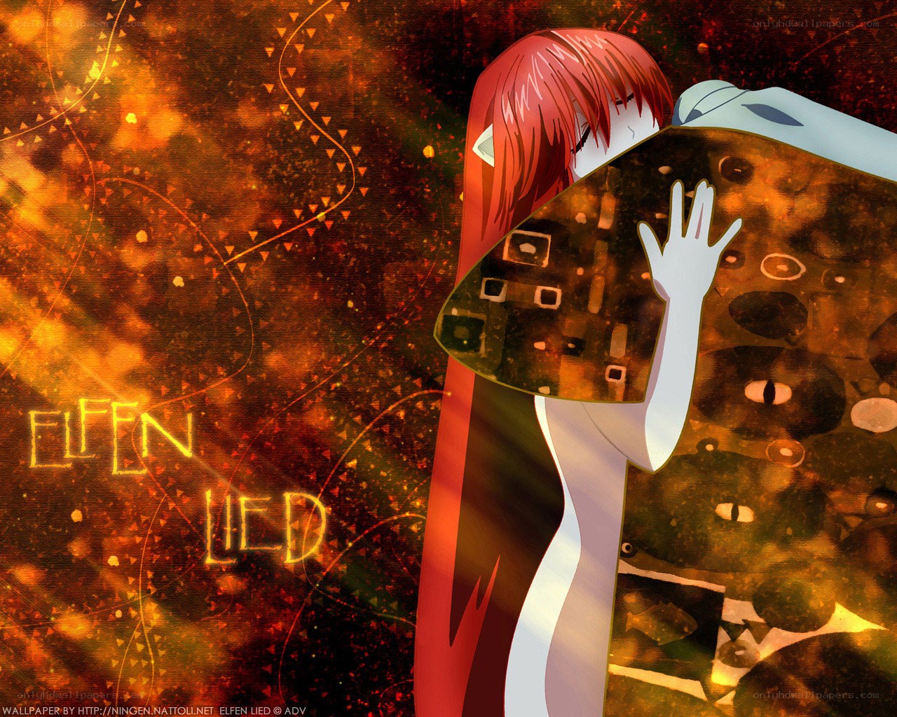 Elfen Lied anime artwork