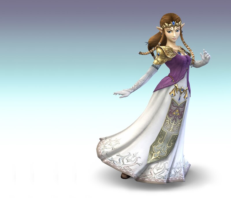 Elfin Woman in Gown