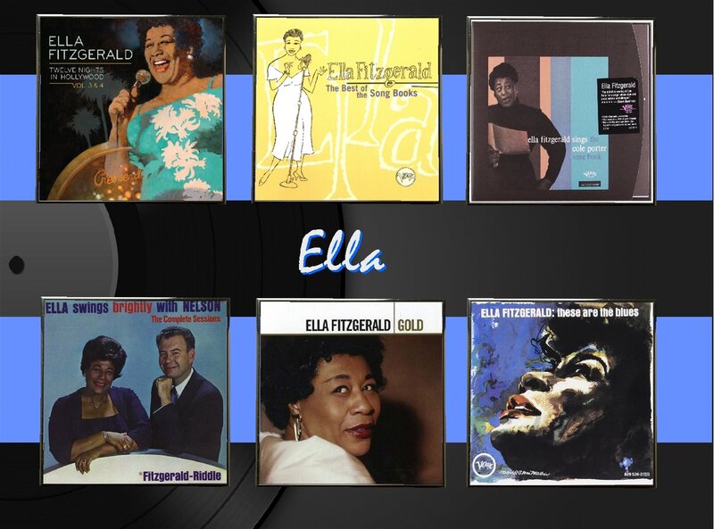 Ella Fitzgerald Album Covers