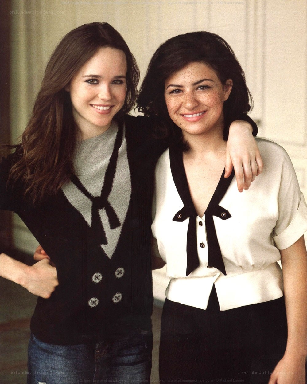 Ellen and a friend posing together