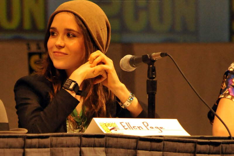 Ellen Page at a panel