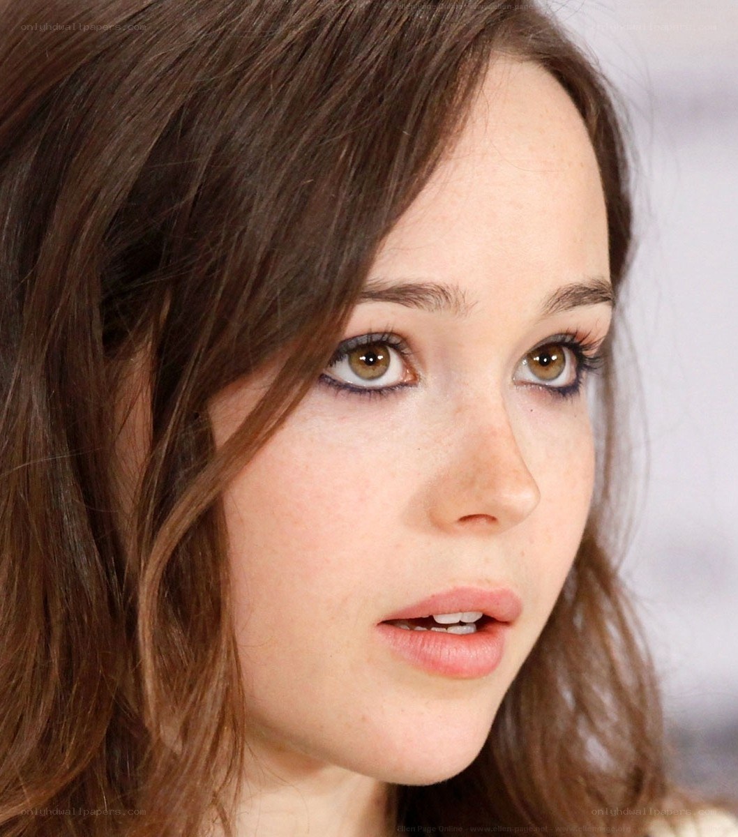 Ellen Page close-up portrait