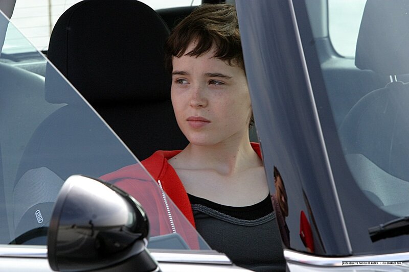 Ellen Page in a car