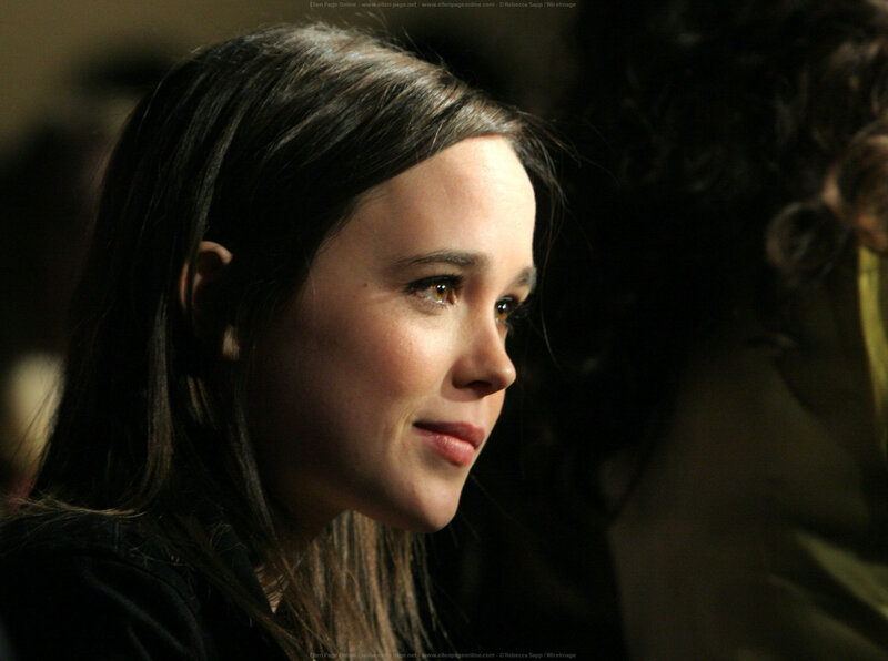 Ellen Page in profile