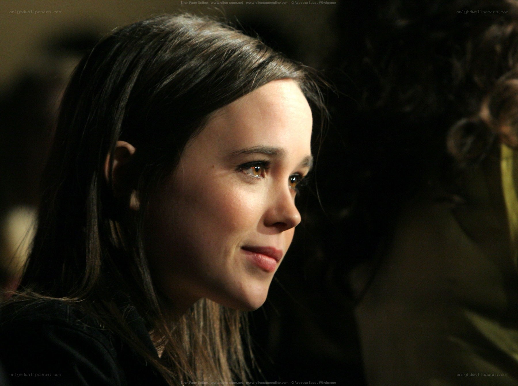 Ellen Page in profile