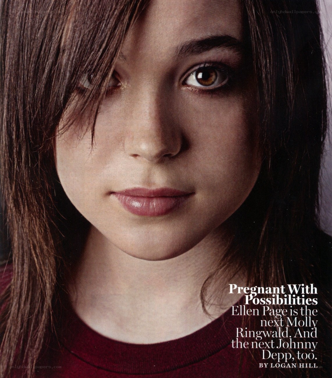 Ellen Page magazine cover