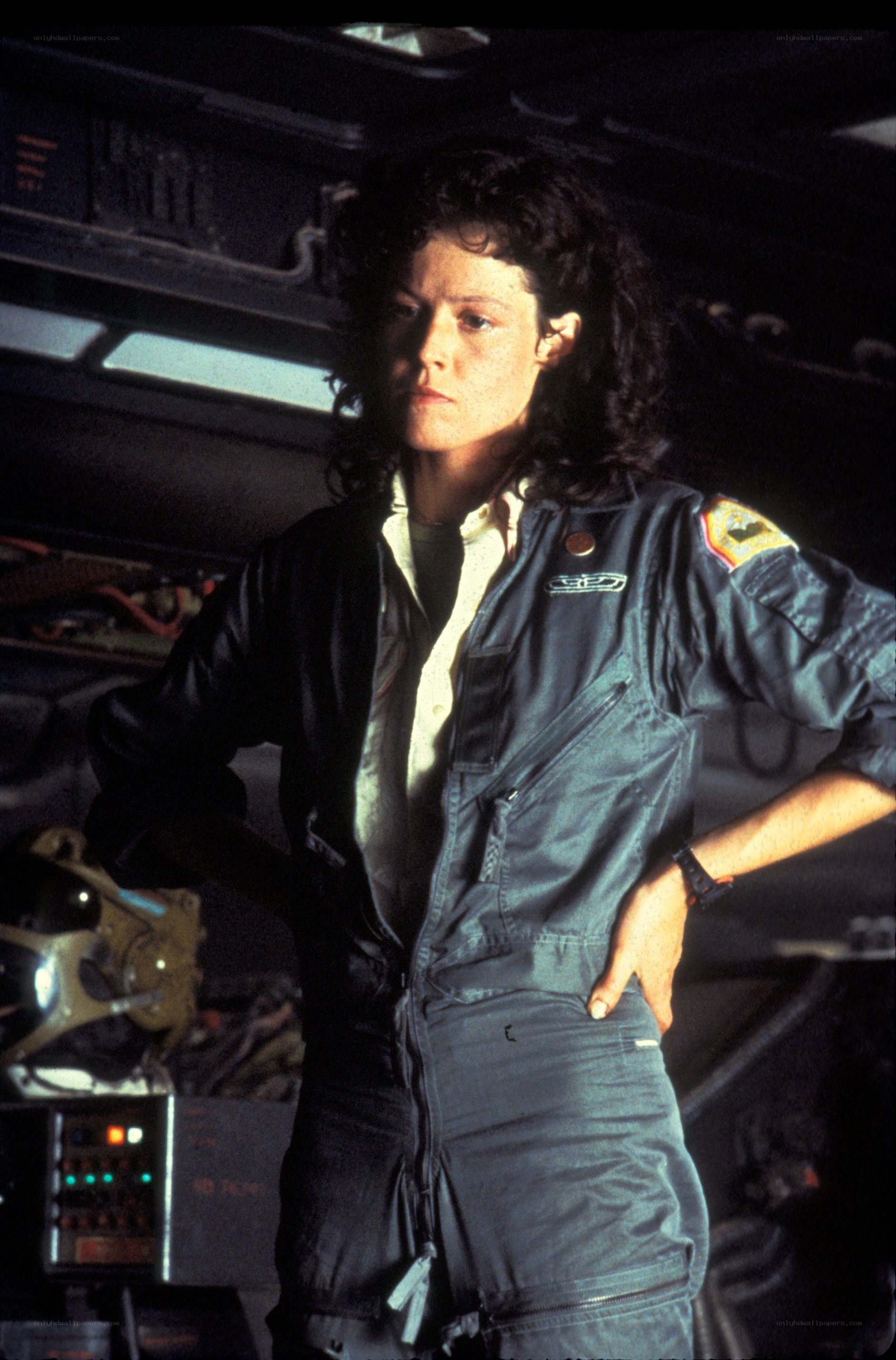 Ellen Ripley in the Nostromo