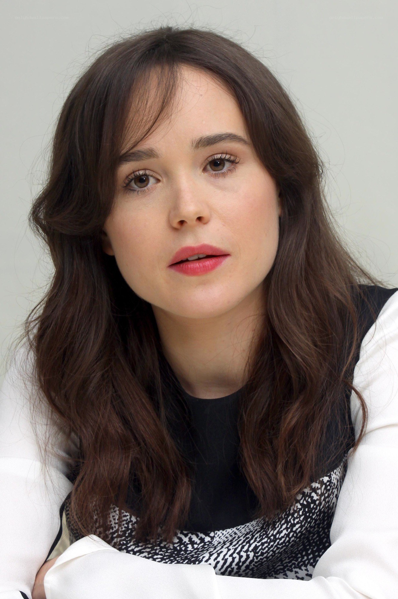 Elliot Page at a press event