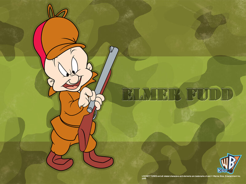 Elmer Fudd Holding a Rifle