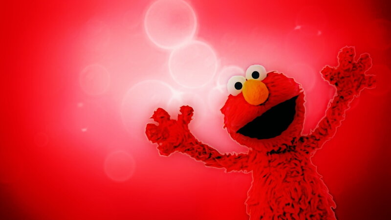 Elmo with Arms Raised