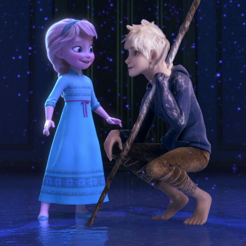 Elsa and Jack Frost — Blue, Magical