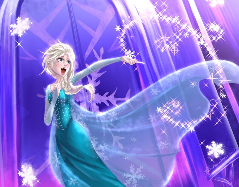 Elsa Casting Ice Magic — Purple